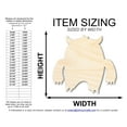 thumbnail image 2 of Unfinished Wood Angry Monster Shape | DIY Craft Cutout 18" / 1/8", 2 of 3