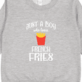 thumbnail image 3 of Inktastic Just a Boy Who Loves French Fries Toddler Sweatshirt, 3 of 4