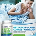 thumbnail image 3 of HealthA2Z® Mucus Relief | Guaifenesin 400mg| No Benzene | 300 Tablets | Immediate Release, Expectorant, 3 of 7