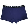 thumbnail image 5 of Luxalzxs Women's Boyshort Panties Knitting Cotton Love Printed Seamless Soft Stretchy Comfortable Boxer Briefs Tummy Control Ladies Underwear Panties, 5 of 5