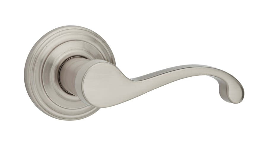 Kwikset 967CHLLH-5S Left Hand Commonwealth Interior Double Cylinder Handleset Trim Smart Key Antique Brass Finish