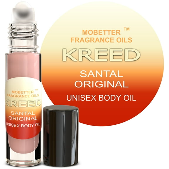 MOBETTER FRAGRANCE OILS Kreed Original Santal Unisex Body Oil 1/3 oz roll on Glass Bottle