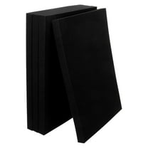 Black Shockproof Foam Padding for Packaging and Shipping Supplies Versatile Polyurethane Insert for Replacement 4pcs