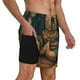 thumbnail image 2 of Balery Surreal Meditating Cat Bañador para hombre, shorts de playa de secado rápido con entrepierna y forro de compresión-XX-Large, 2 of 6