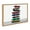 Natural, variant on Kate and Laurel Sylvie Stacked Cars Framed Canvas Wall Art by Saint and Sailor Studios, 18x24 Natural, Modern Colorful Car Toys Art for Wall