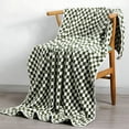 thumbnail image 3 of EUDIDV Soft Towel;Checkerboard Grids Velvet Bath Towel Thickening Does Not Lose Hair Bibulous Big Bath Towel For Home Use;Towels for Bathroom, 3 of 3