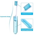 thumbnail image 2 of 4 Pieces Portable Soft Toothbrush Travel Folding Toothbrush Camping Toothbrush Foldable Soft Toothbrush, 2 of 4