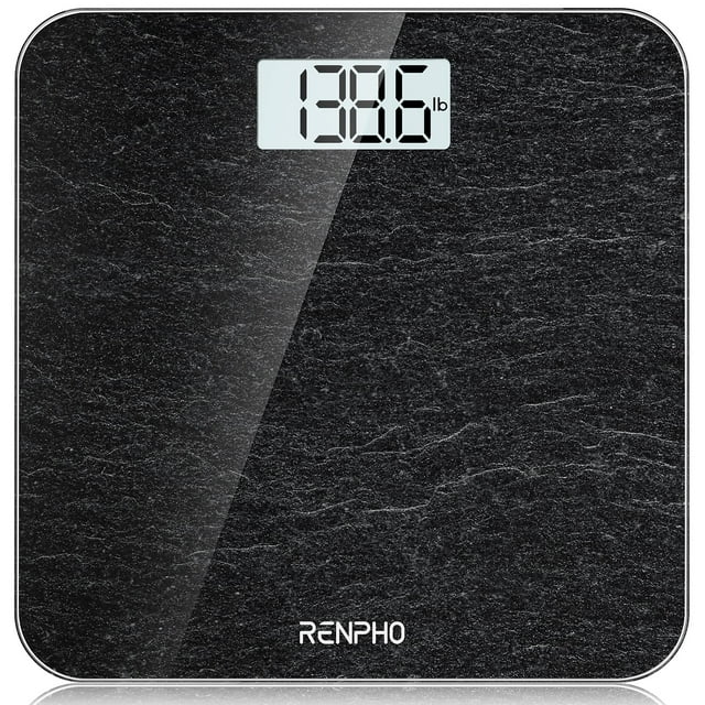 Báscula de baño RENPHO con pantalla LED digital de 180 kg de peso corporal