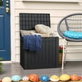 thumbnail image 6 of Patiowell 40 Gallon Outdoor Deck Box, Lockable Weatherproof Plastic Storage with Handles for Patio, Garden, Pool, 6 of 7