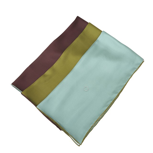 Olive Tree Pure Silk Scarf | Sage Green, Olive Green, Olive Purple | Small Head Scarf Or Large Square Shawl | Solid Colour Collection