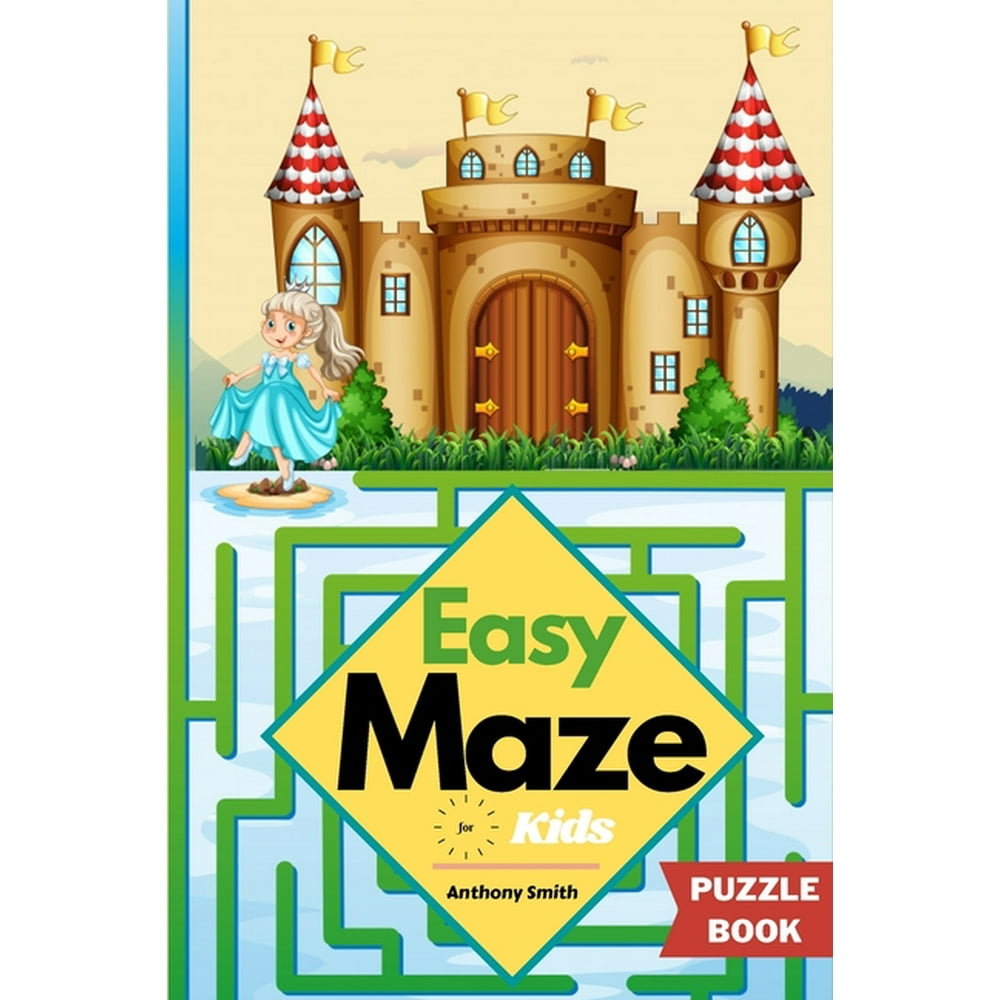 Easy Maze For Kids 50 Maze Puzzles For Kids Ages 48, 812 (Paperback