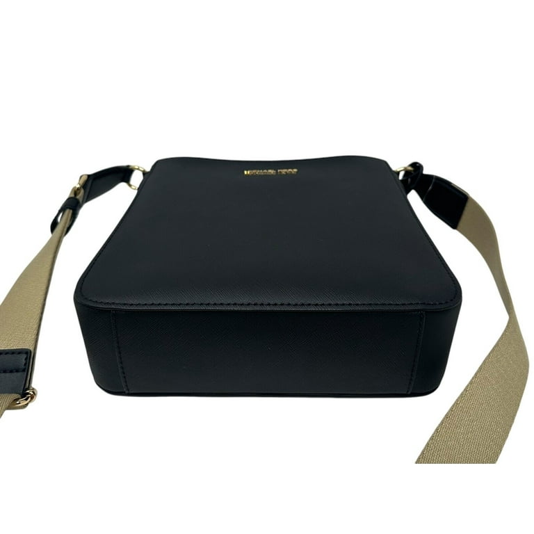 MICHAEL KORS ブラック メッセンジャーバッグ 🔥NWT MICHAEL MICHAEL KORS EVERETT FLAP MESSENGER CROSSBODY