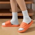 thumbnail image 2 of Slippers for Women, Winter House Slippers Indoor Outdoor Fashion Casual Summer Home Solid Color Bathroom Non-Slip Slippers, 2 of 5