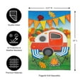 thumbnail image 2 of Fall Camper Garden Flag 2 Sided Burlap Welcome, 2 of 6