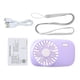 thumbnail image 5 of Mini ventilador de sobremesa, recargable por USB, portátil, ventilador de refrigeración de plástico eléctrico con cordón para el cuello, morado Vogacara HA6345-05B, 5 of 6