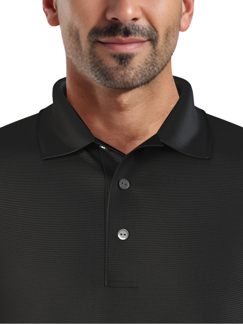 Ben Hogan, Men's Performance Easy Care Solid Polo, 5XL, Short