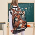 thumbnail image 7 of Backpack 12.9 *5.1 * 17.7 Inches Outing Backpack, Shopping Backpack, Travel Backpack Gray Bird, 7 of 7