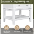 thumbnail image 5 of 24" Bathroom Vanity with Center - mounted Sink | Ideal for Upgrading Bathroom Decor | Solid Wood Frame & High - quality MDF | Easy - to - clean Ceramic Sink, 5 of 6