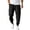 A-Black278, variant on Drawstring Harem Trousers For Men Ankle Band Baggy Cut Fall Daily Casual Joggers