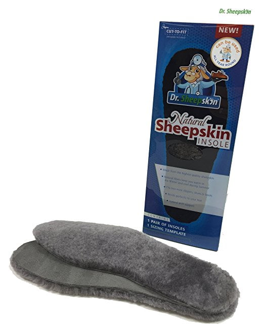dr scholl sheep wool fleece insoles