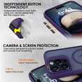 thumbnail image 5 of Uolo Soul+ iPhone 16 Pro Drop Rated Military-Grade Protective [MagSafe] Hard Shell Case, (4ft Drop Tested Slim Case) Purple, 5 of 5