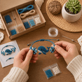 thumbnail image 2 of DIY Beaded Bracelet Making Kit, Whale Themed Bead Jewelry Craft, Creative Arts Gift for Girls, 2 of 8