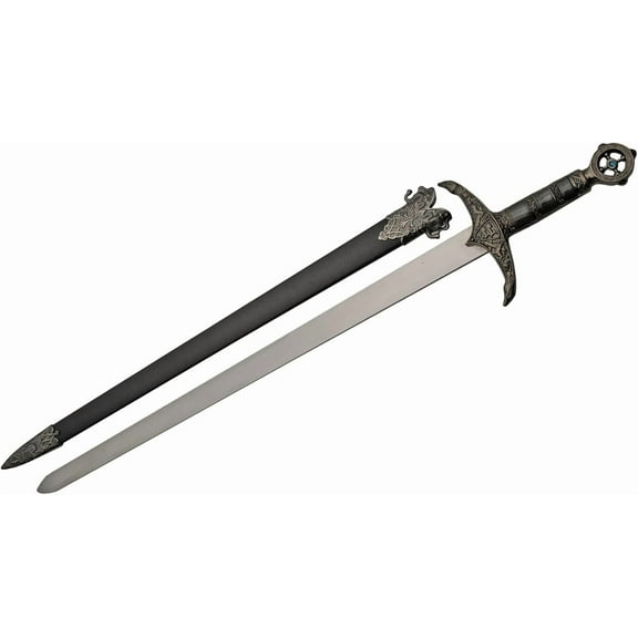 SZCO Supplies Earl of Huntington Sword Medieval Sword, Black