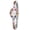 01 silver, variant on Luxury Vintage Colorful Crystal Oval Watch Fashion Ladies Small Dial Dress Quartz Wrist Watch Waterproof Watch
