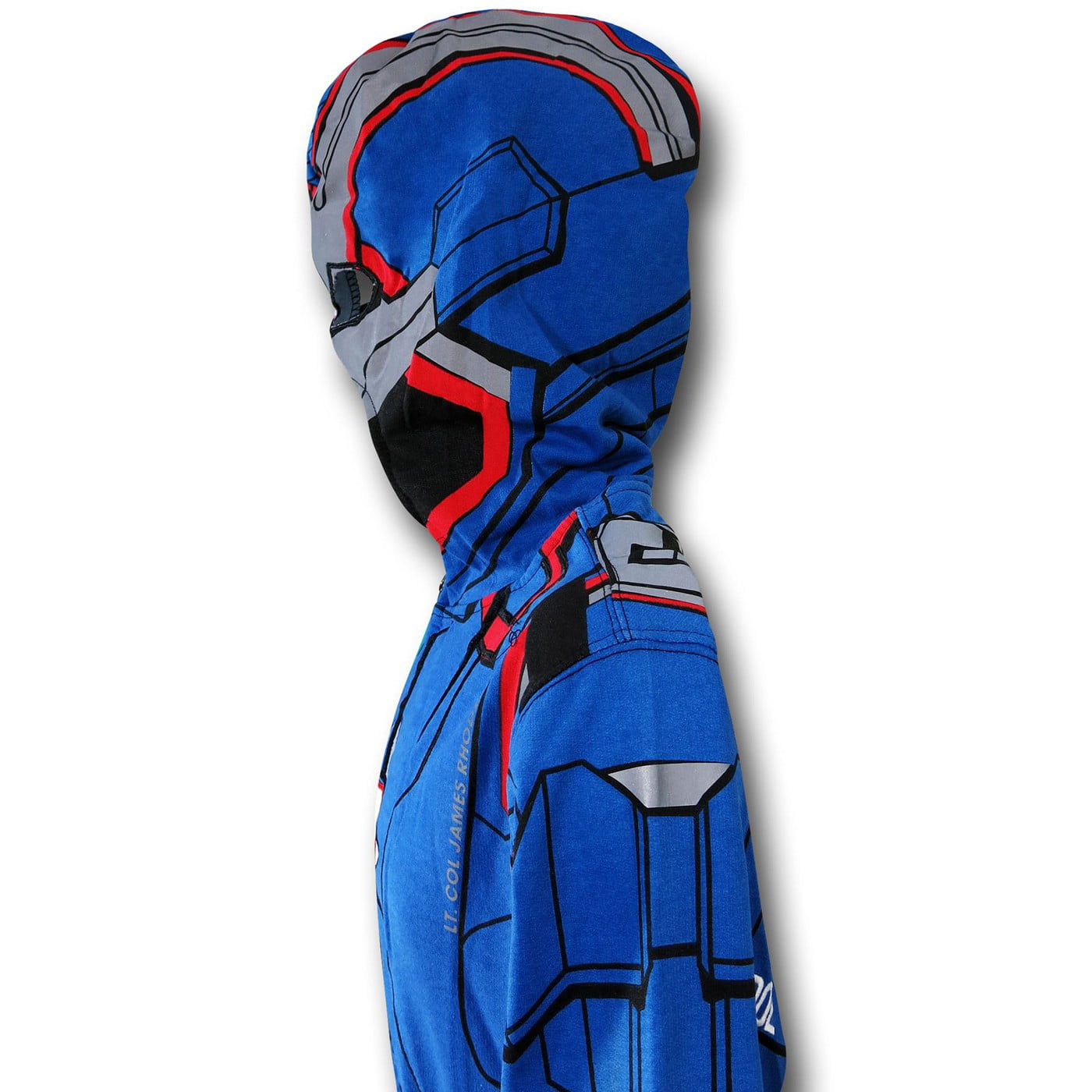 Marvel Iron Man Kids Patriot Hoodie With See Thru Mask New 4 7 5-6 14-16 