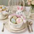 thumbnail image 4 of ddioayh Storage Basket Hand Woven Easter Bunny Design for Eggs Candy Storage Easter Party Decoration Home Decor Ideal for Gift Giving, 4 of 7