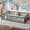 Gray C, variant on URTR Twin Size Montessor Solid Wood Floor Bed, Bed with Fence and Door, Low-to-Floor Bed Frame with Slats, Gray B