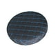 thumbnail image 5 of Fundas para asientos de sillas redondas de 30 cm, fundas para taburetes de bar y pub. Azul negro, 5 of 6