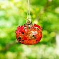 thumbnail image 3 of Bird feeders For Outdoors Bird Feeders Are Small For A Hummingbird Of Hand-blown Glass Ornaments Pendants Outdoor With Two Power Ports Garden Patio And Decoration Window, 3 of 8