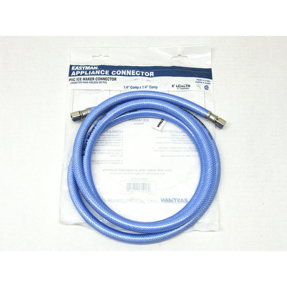 41062 72" Ice Maker Connector Water Supply Line 1/4 FIP x 1/4
