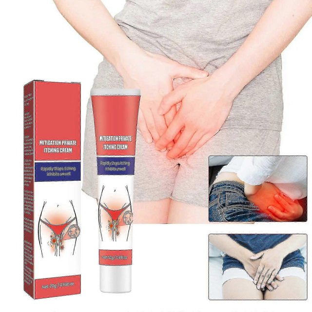 Crema para aliviar la picazón al instante para mujeres, crema para el tratamiento de la picazón en las partes íntimas femeninas, bloqueadora de olores para el cuidado de la salud, 1 unidad - 20 g