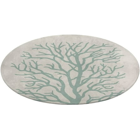 Round Bathroom Rug 24 Inch C Tree In Seafoam Green Non Slip Area Indoor Floor Absorbent Pad Dog Canada Round Bathroom Rug 24 Inch C Tree, 24 Round Area Rug
