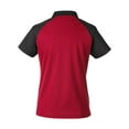 thumbnail image 5 of Team 365 TT21CW Women's Command Snag-Protection Colorblock Polo-SPORT RED/ BLACK-S, 5 of 6