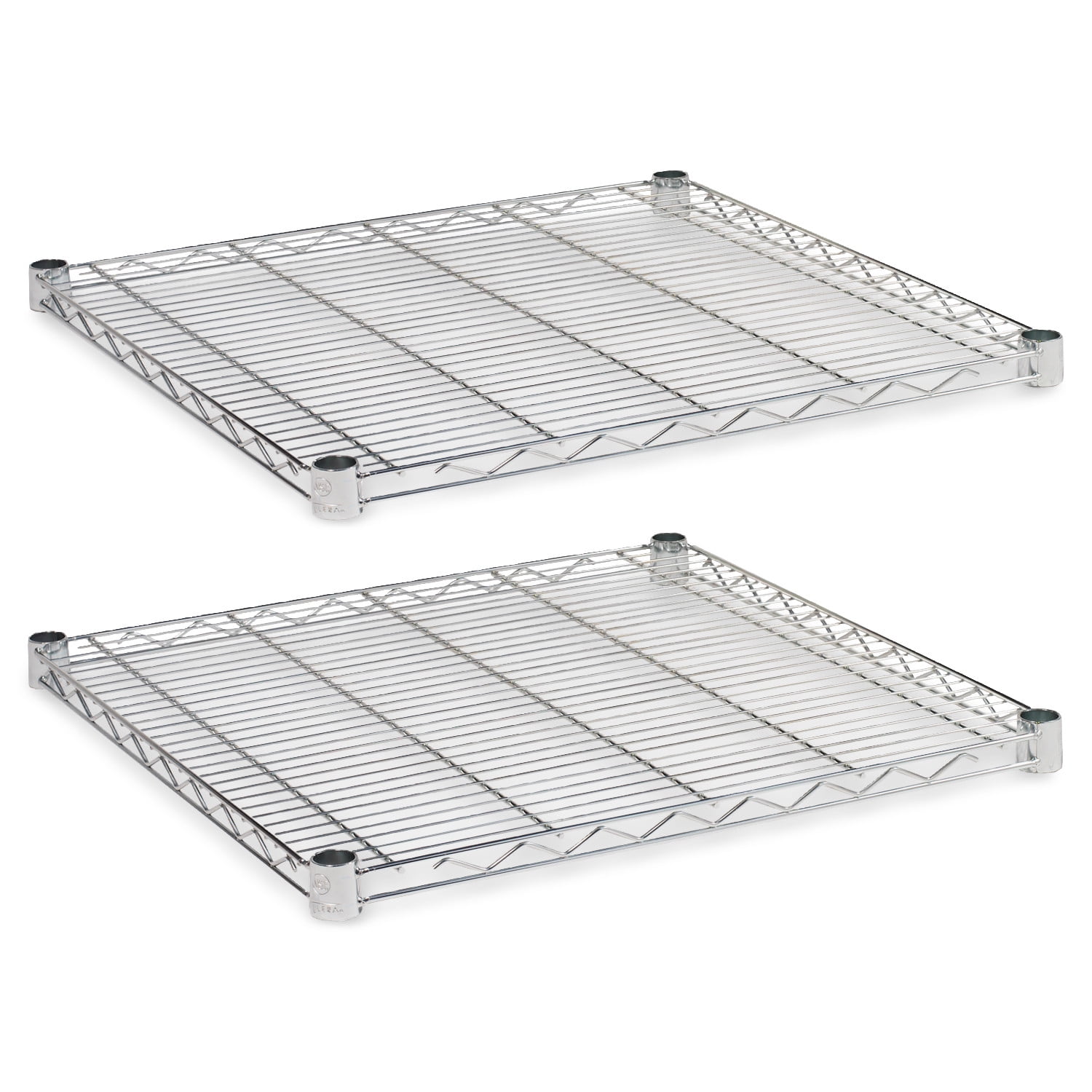 Alera Industrial Wire Shelving Extra Wire Shelves, 24" x 24", 2Pack