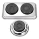 thumbnail image 3 of 3 Pcs Magnetic Parts Tray Set, Stainless Steel Heavy Duty Square and Round Extra Strong Magnetic Tool Trays Holder, 3 of 5