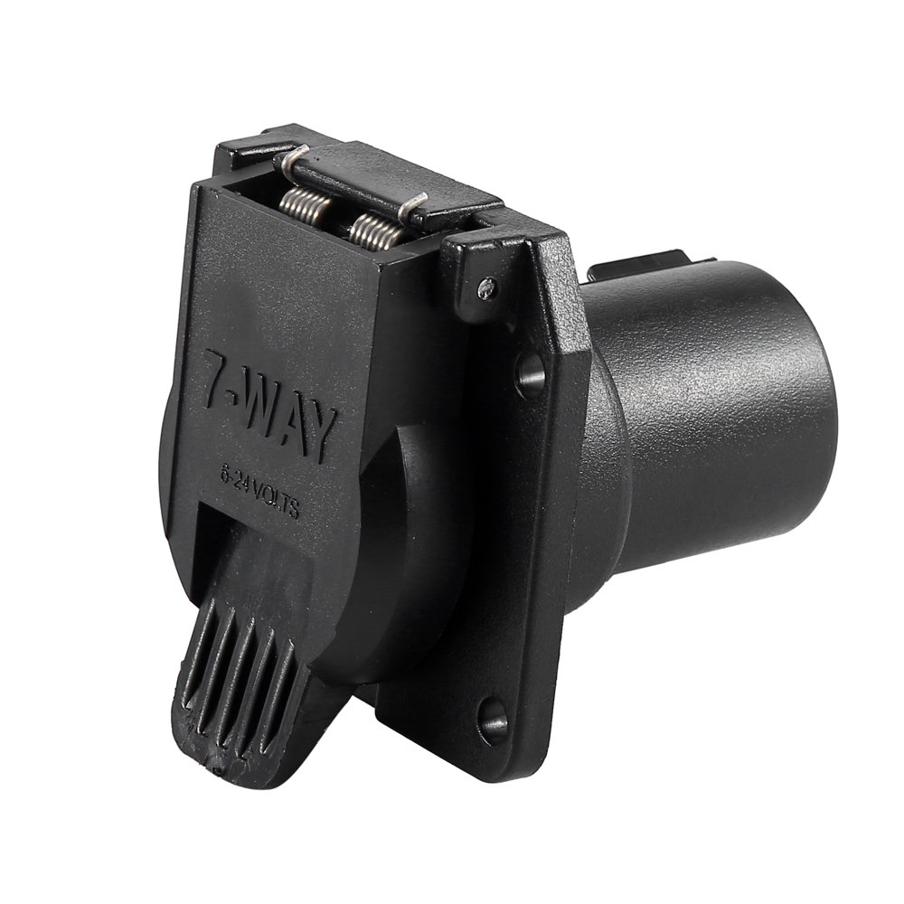 Truck Vehicle Side 7 Way Pin Trailer Wiring Harness Connector Adaptor