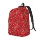 thumbnail image 1 of Easygdp Red Paisley Floral Mochila de Lona Resistente para Laptop, Compatible con Laptops de 15 a 17 pulgadas, Ideal para Escuela, Trabajo y Viajes-Medium, 1 of 5