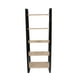 thumbnail image 5 of CASA FERRO Librero moderno de acero y superficies de MDF tipo nogal - Acero Negro, MDF color Nogal CASA FERRO Industrial, 5 of 6