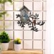 thumbnail image 3 of Decoración de pared con pájaros, decoración de pájaros de metal para pared, arte de pared con pájaros para exteriores, árbol de metal colgante con casa para pájaros para sala de estar, 3 of 6