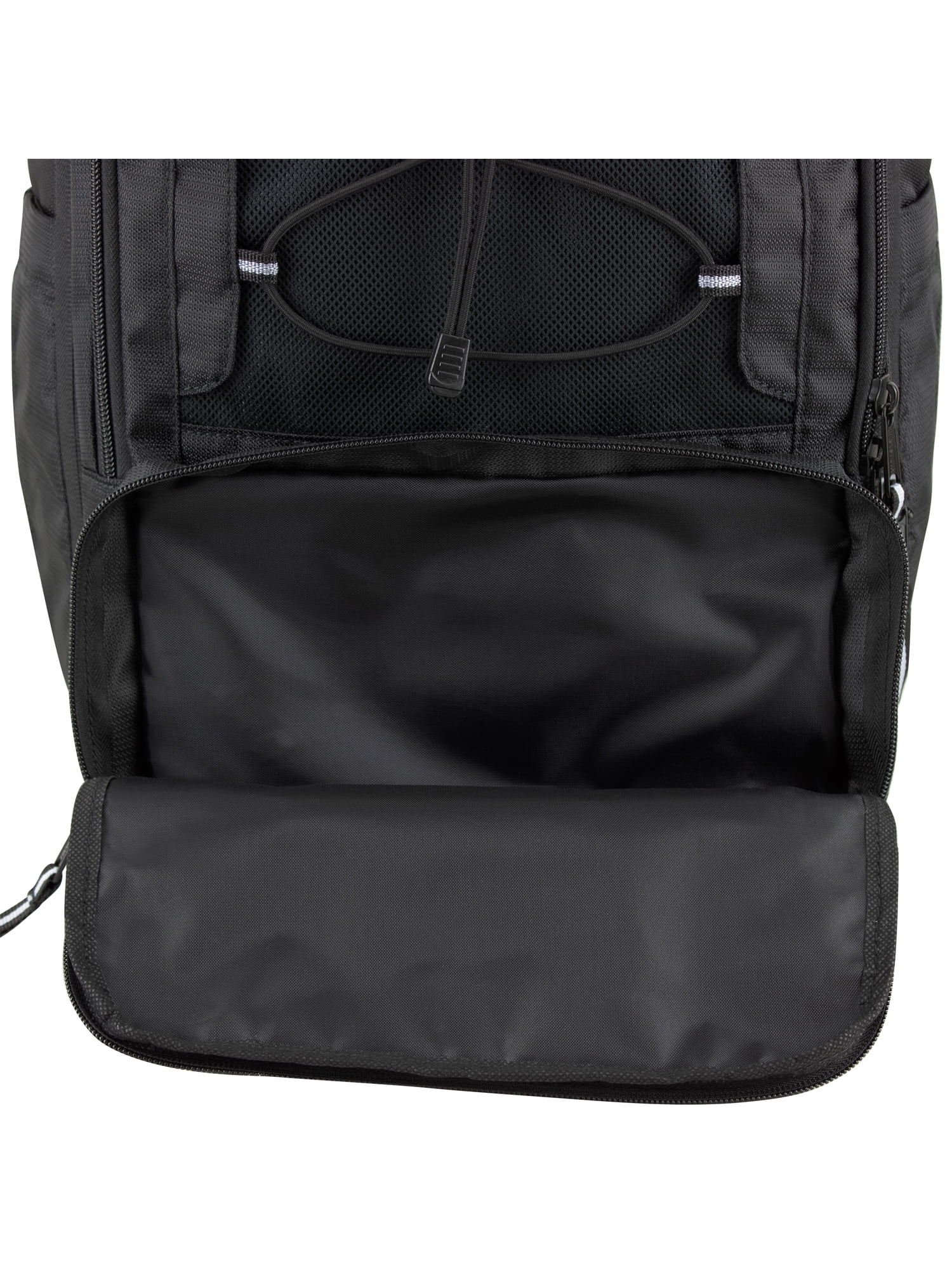 Eastsport Unisex 19" Impact Expandable Recycled Backpack, Black