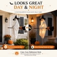 thumbnail image 4 of Clearance Halloween Decorations Outdoor， 6FT Large Hanging Swing Ghost Decorations with Remote Control String Lights & Upgraded Sheet, Scary Ghost Halloween Party Decor Outside（A）, 4 of 4