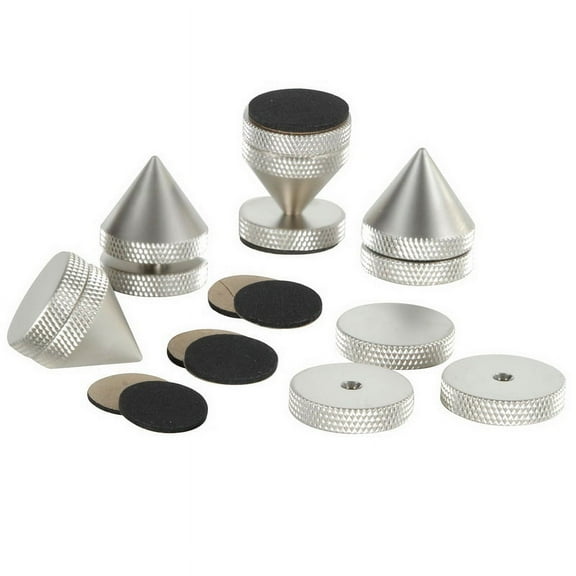 Dayton Audio ISO-4SN Satin Nickel Isolation Cone Set 4 Pcs.
