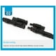 thumbnail image 2 of Conector Solar Fotovoltaico, Conector en Serie Paralelo de Vías Tipo T, Módulo de Panel Solar, Enchufe Impermeable, 2 of 5