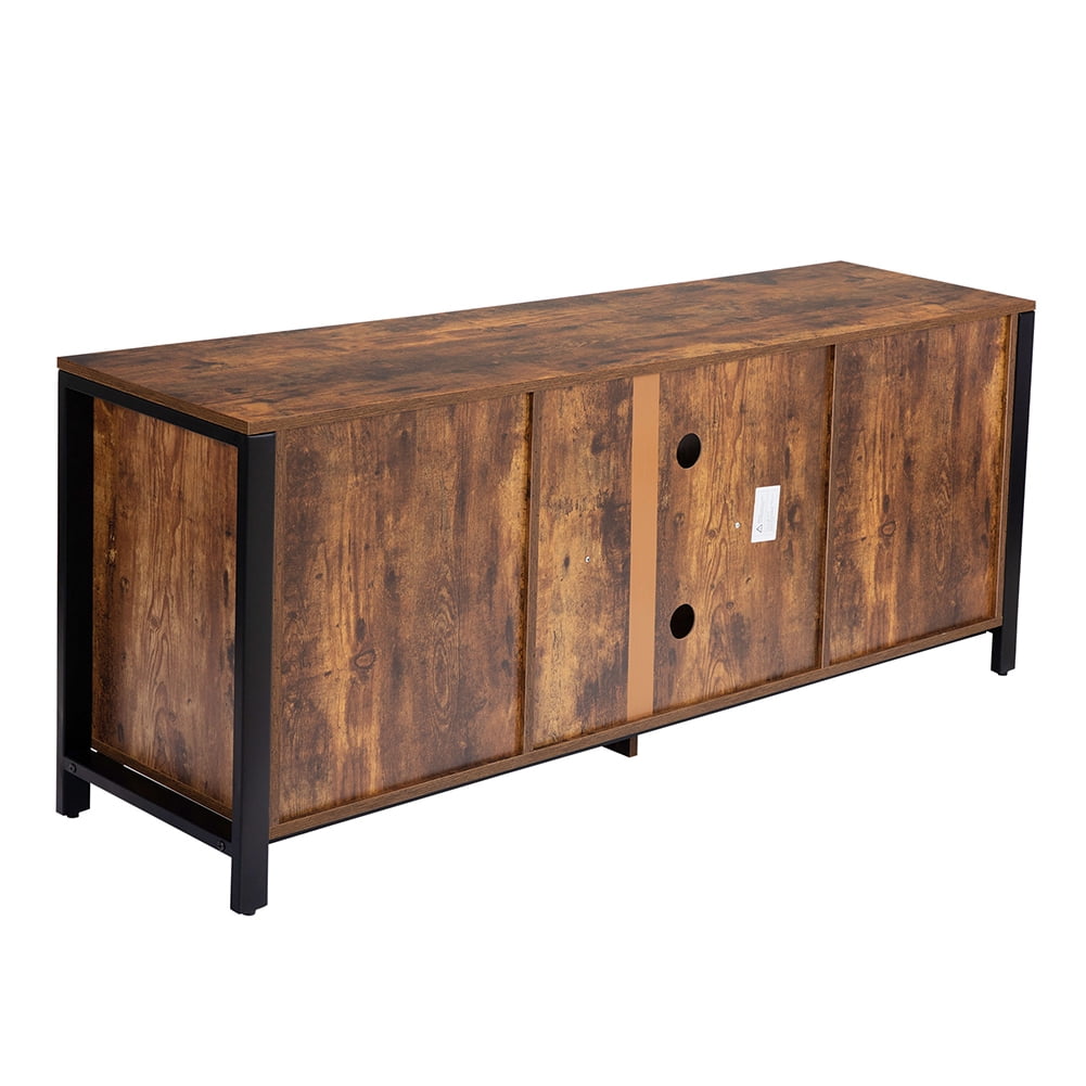 Kadyn Farmhouse Tv Stand with Storage Cabinet, Tv Console for Media, Tv Stands for 65 Inch Tv, Rustic Brown Kadyn Farmhouse Tv Stand with Storage Cabinet, Tv Console for Media, Tv Stands for 65 Inch Tv, Rustic Brown