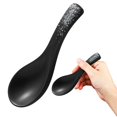 thumbnail image 2 of Ceramic Asian Soup Spoon,Japanese Retro Ceramics Soup Spoon,Long Handle Perfect Depth Spoon for Japanese Ramen Noodles,Chinese Dumpling,Pho,Miso,Wonton,Dishwasher Safe, 2 of 6