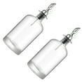 thumbnail image 1 of Bearachild 2 piezas de botella de aceite sellada, lavable, reutilizable, estilo Simple, reemplazo de jarabe de cocina para el hogar, dispensador Cocina y Comedor Plata 350ml, 1 of 6